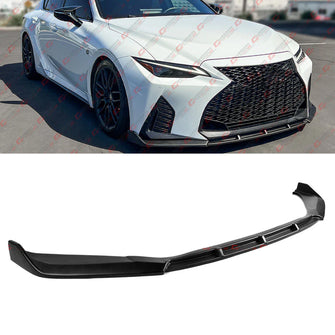 Matte Black Front Bumper Lip Splitter fit for Lexus IS300 IS350 2021-2024