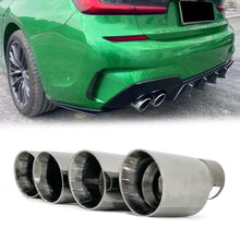 Chrome Dual Exhaust Tips for BMW G20 / G21 M-Sport 2019-2022