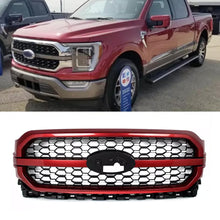 Rapid Red Front Bumper Grille Assembly Fit Ford F-150 F150 Platinum 2021-2023