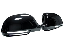 Gloss Black Mirror Cover Caps for Audi A3 8P A4 B8 A5 A6 C6 Q3 (No Side Assist)