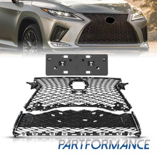 For 2016-2019 Lexus RX350 RX450H F Sport Front Bumper Grille Grill Set Black