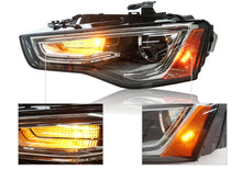 For 2013-2016 Audi A5 S5 [HID/Xenon w/o AFS] LED DRL Projector Headlight - Left Driver Side