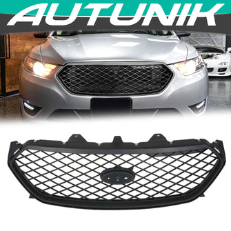 Black Front Bumper Upper Grille For 2013-2019 Ford Taurus