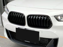 Gloss Black Front Kidney Grille For BMW X2 F39 2018-2023