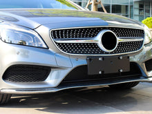 3pcs Chrome Front Bumper Lip Molding Trim For Mercedes W218 CLS CLS400 CLS550 2015-2018 di123