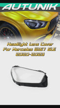 Right Headlight Lens Cover For Mercedes GLE W167 2020–2023 SUV Passenger Side
