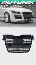 Front Bumper Grille Gloss Black for Audi TT MK2 8J 2006-2014 fg350