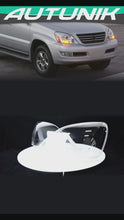 Clear Headlamp Lens Shell Headlight Covers for Lexus GX470 2003-2009 Pair with Sealant