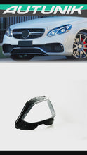 Left+Right Clear Headlight Lens Cover For 2014-2016 Mercedes W212 E250 E300 E350 E400 E63