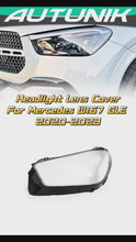Left Headlight Lens Cover For Mercedes GLE W167 2020–2023 SUV Driver Side