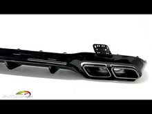 Rear Diffuser + Black Exhaust Tips For Mercedes W213 Sedan AMG Pack 2016-2020 di33