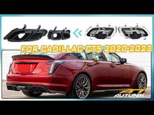 Black Exhaust Tips Tailpipe for Cadillac CT5 2020-2023