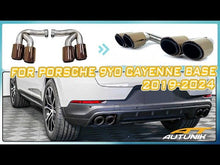 Sport Bronze Exhaust Tips for Porsche 9Y0 Cayenne Base 2019-2024