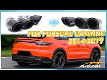 3-Layers Sport Exhaust Tips Pipe For Porsche 958.2 Cayenne 92A 2015-2018 et151