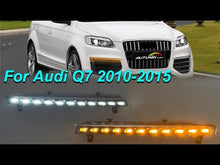 For 2010-2015 AUDI Q7 Fog Driving Lights LED DRL Daytime Running Lamps Turn Signal dr34