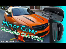 Glossy Black Side Mirror Cover Caps for Mercedes CLA C117 CLA200 CLA250 W204 C180 C200 C250 C300 mc55