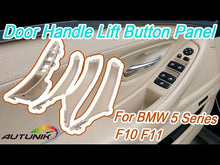 Beige Inner Interior Door Handle Lift Button Panel for BMW 5 Series F10 F11 2011-2016 it36