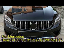 Front Bumper Grill For Mercedes W217 C217 S500 S550 2015-2017