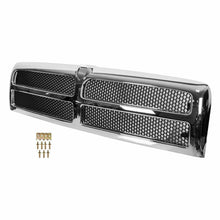 Chrome Front Bumper Grille Grill for Dodge Ram 1500 2500 3500 1994-2002