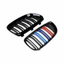 M Color Dual Slats Kidney Grille For 2007-2010 BMW E92 E93 Coupe