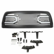 Big Horn Front Bumper Grille Grill Shell w/ LED Lights for Dodge Ram 2500 3500 2010-2018