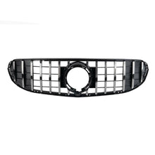 Grille Front Bumper Grill For Mercedes-Benz X253 GLC 2020-2022 Chrome/Black