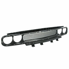 Front Bumper Grille Upper Grill Black w/ Chrome for Dodge Challenger 2008-2014