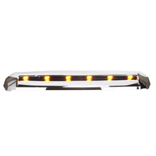 Chrome Front Hood Bulge Scoop Upper Grille w/ Light Bar For Toyota Tundra 2014-2021