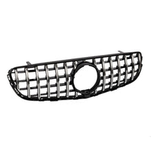 Chrome Front Bumper Grill Grille For 16-19 Mercedes Benz W253 X253 GLC250 GLC300 GLC350