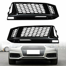 Front Fog Light Grill Cover for AUDI A4 B9 S line S4 2017 2018