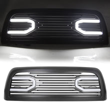 Big Horn Front Bumper Grille Grill Shell w/ LED Lights for Dodge Ram 2500 3500 2010-2018