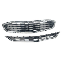 Front Honeycomb Upper Grille + Lower Grill For Chevrolet Malibu 2016-2018