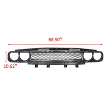 Front Bumper Grille Upper Grill Black w/ Chrome for Dodge Challenger 2008-2014