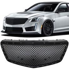 Gloss Black Honeycomb Front Upper Grille for Cadillac CTS Sedan 2014-2019