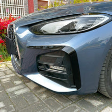 Gloss Black Front Bumper Side Air Vent Trim For BMW 4 Series G22 G23 G26 M Sport 2021-2023