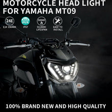 LED Headlight Assembly With DRL For Yamaha MT09 FZ09 2014-2016 MT07 2018 2019