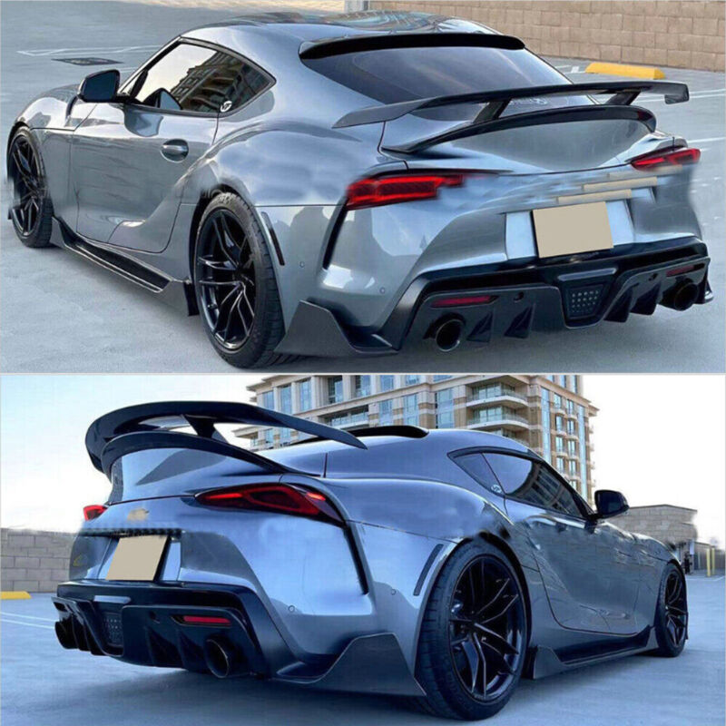For 2020+ Toyota Supra A90 - Rear Bumper Side Corner Aprons Spats ...