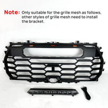 Front Bumper Grille Light Bar + Amber Set for Toyota Tundra Sequoia TRD PRO 2022-2023