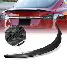 Real Carbon Fiber Rear Trunk Spoiler Wing for Tesla Model S 2012-2022