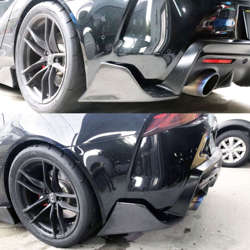 For 2020+ Toyota Supra A90 - Rear Bumper Side Corner Aprons Spats ...