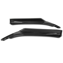 Carbon Fiber Look Rear Bumper Side Canards Aprons for Infiniti Q50 2014-2024 Rear Spats