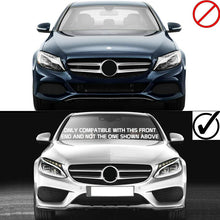 4pcs Front Fog Light Cover Grill Trims For Mercedes C-Class W205 C300 C43 AMG 2015-2018