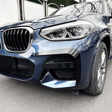 Gloss Black Front Bumper Side Air Vent Trim For BMW X3 X4 G01 G02 19-21 M Sport