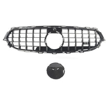 GTR Front Bumper Grille Grill For 2021-2023 Mercedes Benz W213 E-Class All Black