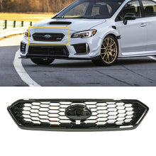 Black Front Upper Bumper Grille for Subaru WRX STi 2018-2020