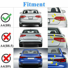 Carbon Fiber Look Highkick Trunk Spoiler For AUDI A4 B8 Sedan 2009-2012