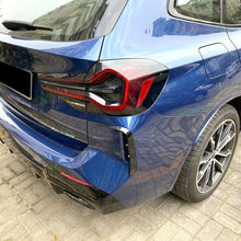 Carbon Black Rear Side Air Vent Splitter Cover Trim For BMW X3 G01 X4 G02 M Sport 2022-2023