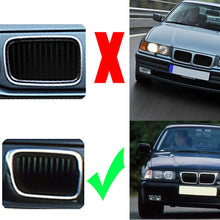 M-Color Front Hood Grille For 1997-1999 BMW E36 Coupe Sedan