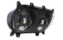 Black LED Headlight Headlamp Projector Hi/Lo Beam Fit for Road Glide 2015-2023