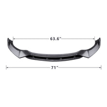 Carbon Look Front Lip Splitter for BMW X3 G01 X4 G02 2018-2021